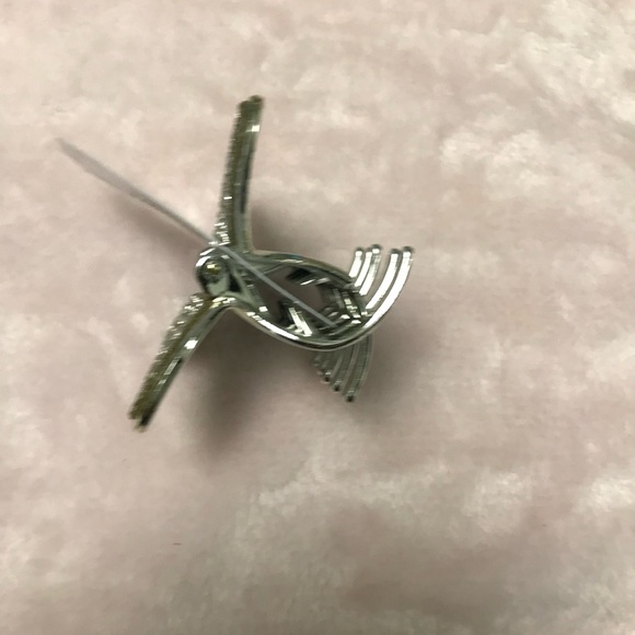 ✨✨5/$10✨✨ Butterfly Fashion Hair Accessories Claw Clip Silver & Rhinestones New - Picture 11 of 14